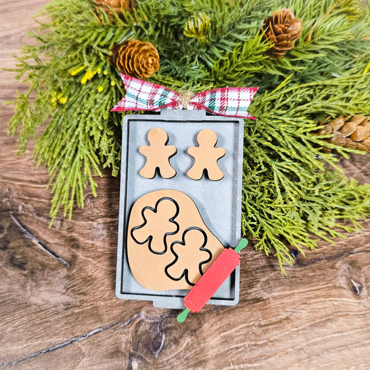 DIY Kit Gingerbread Pan Ornament
