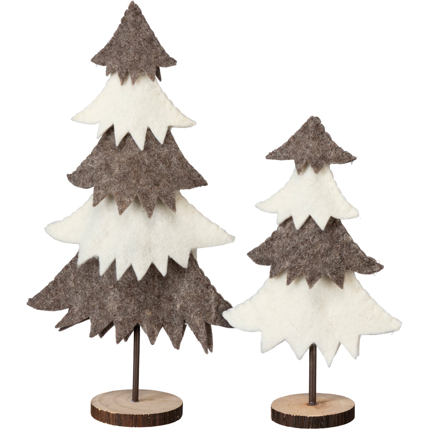 Felt Tiered Tree Pair