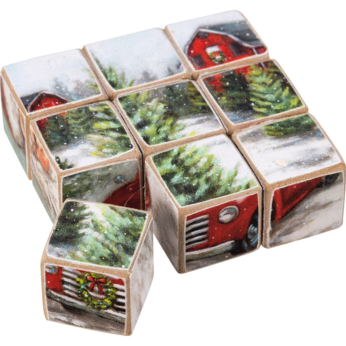 Christmas Farm Church Puzzle