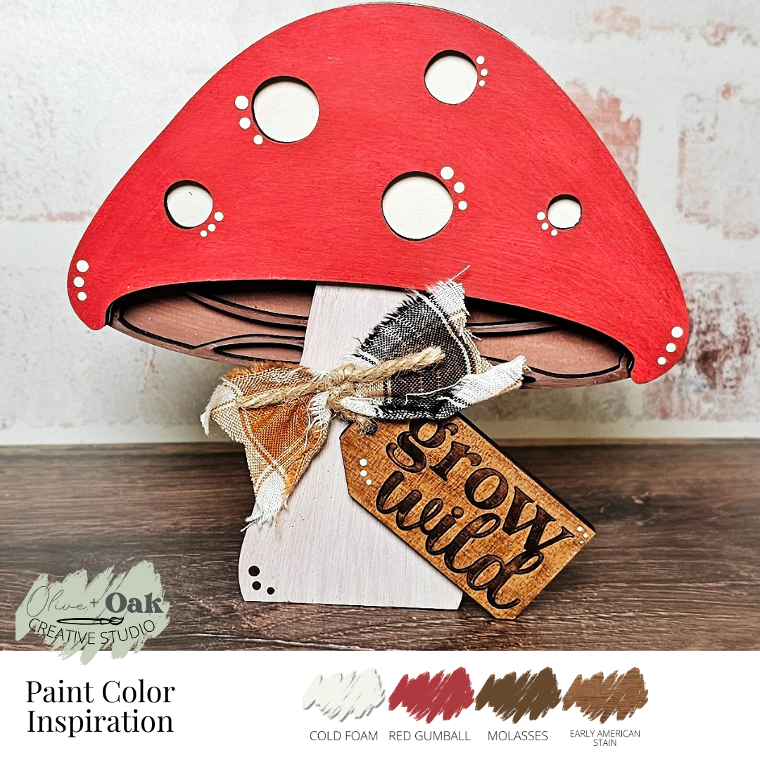 DIY Chunky Grow Wild Toadstool Shelf Sitter