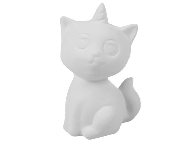 DIY Ceramic - Chloe the Caticorn Party Pal