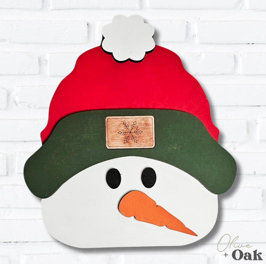 DIY Mini Snowman Shelf Sitter