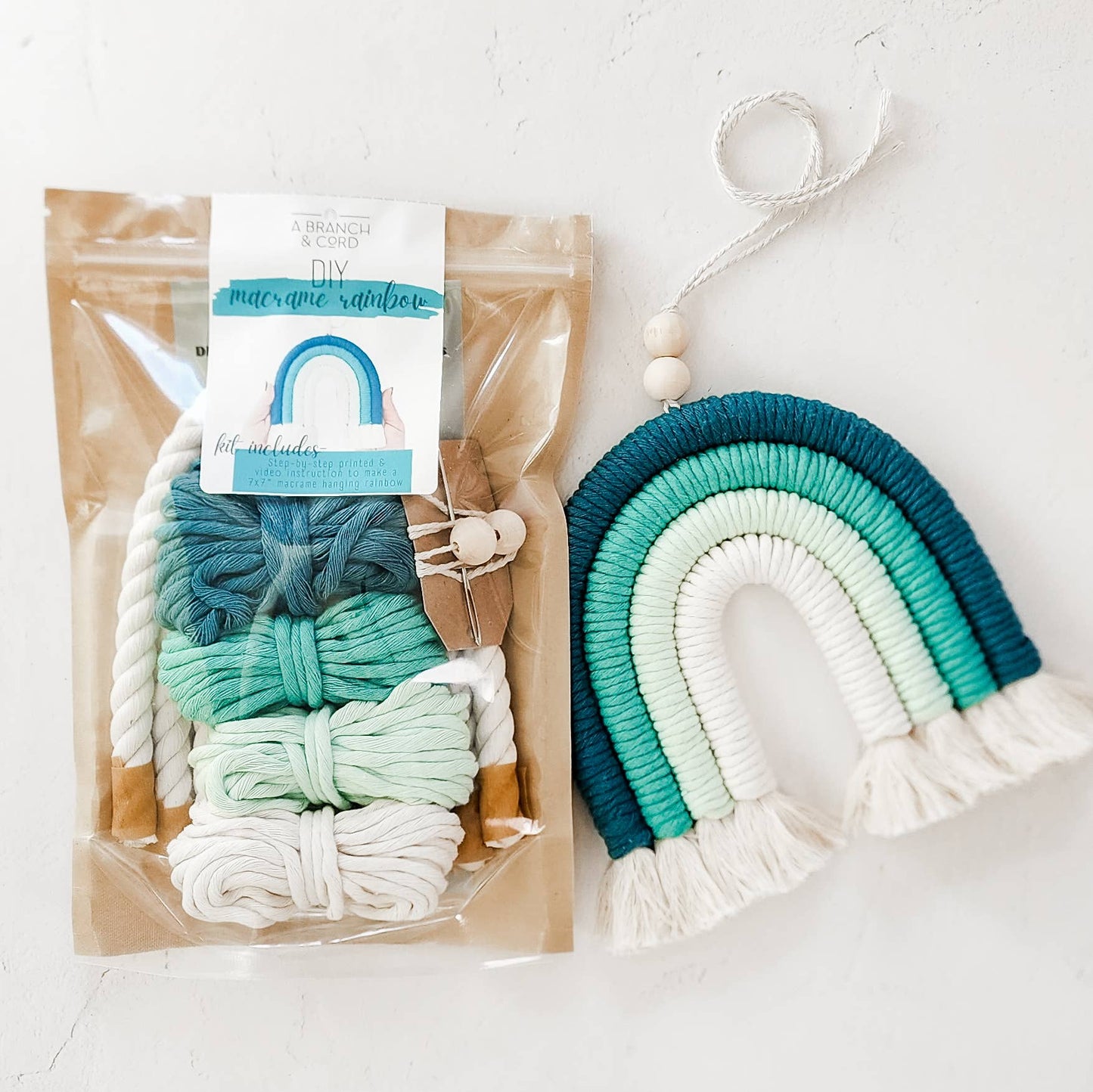 DIY Macrame Rainbow Kit - Olive