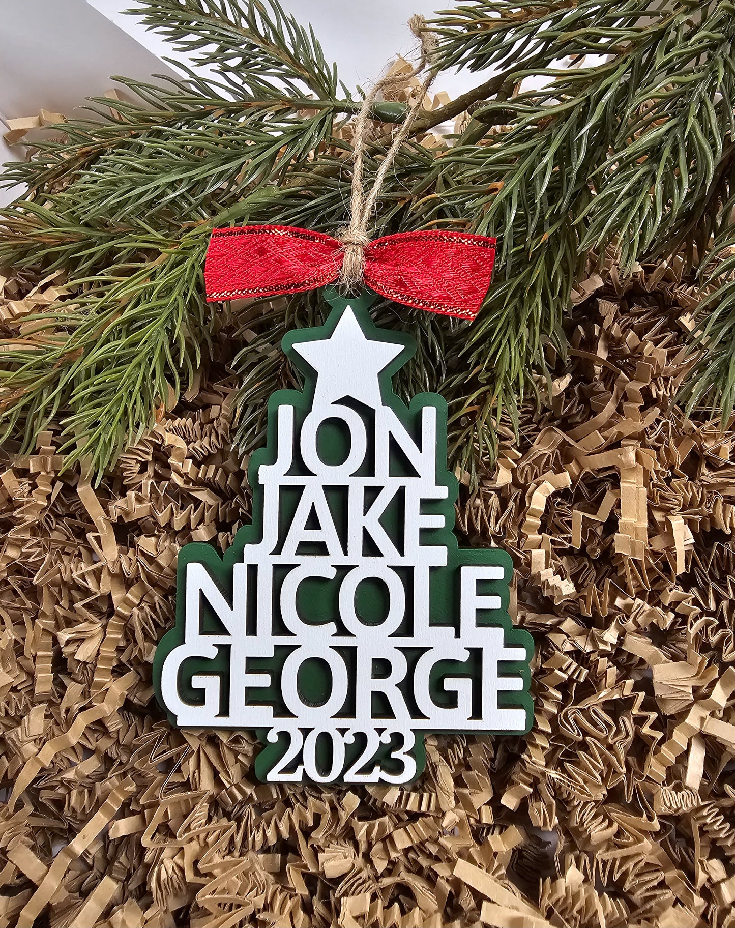 Personalized Family Tree Ornament