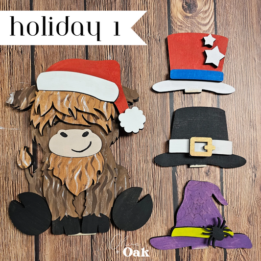 DIY Highland Interchangeable Shelf Sitter