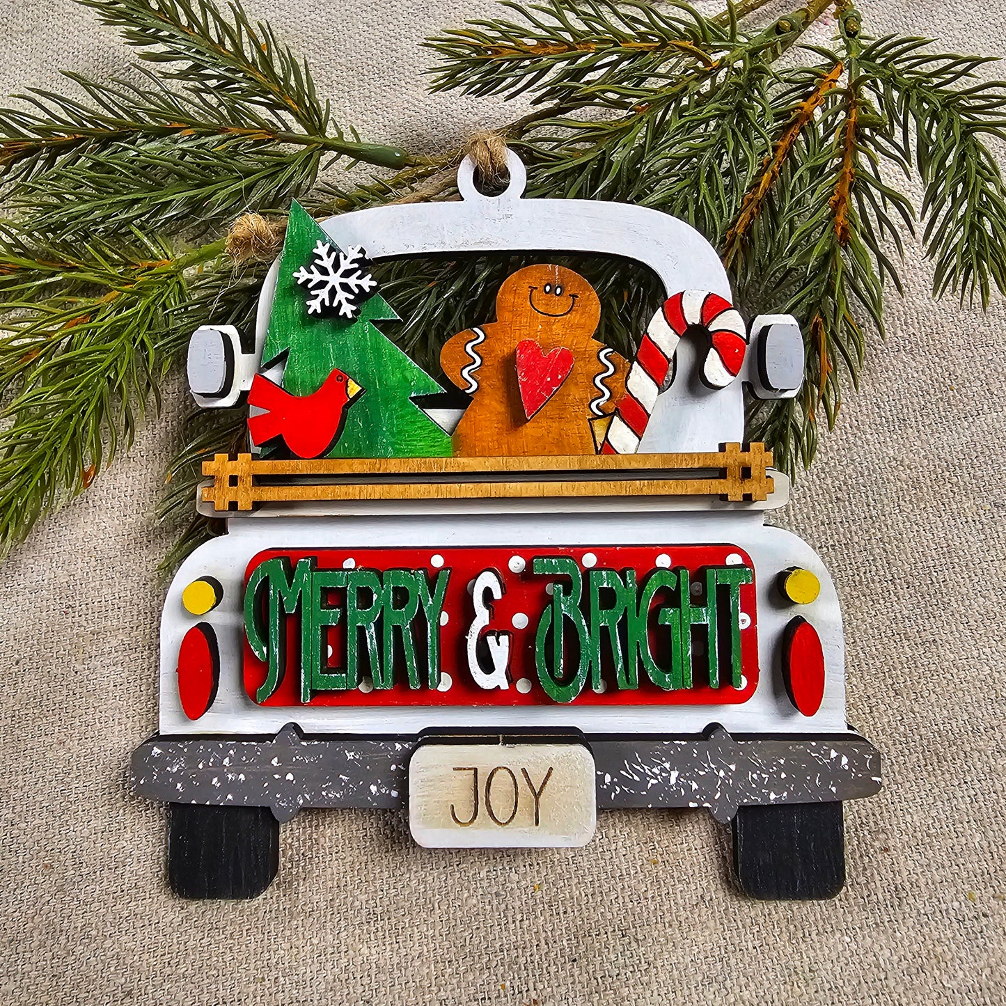 DIY Kit Merry + Bright Truck Ornament