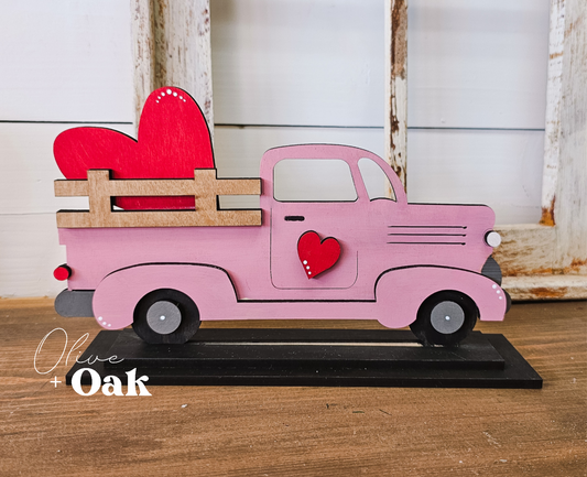 DIY Valentine Truck Shelf Sitter