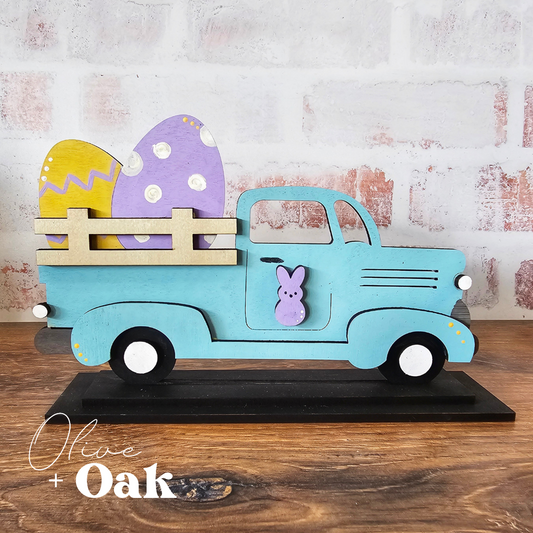 DIY Easter Truck Shelf Sitter