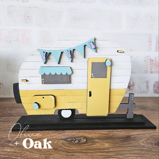 DIY Easter Camper Shelf Sitter