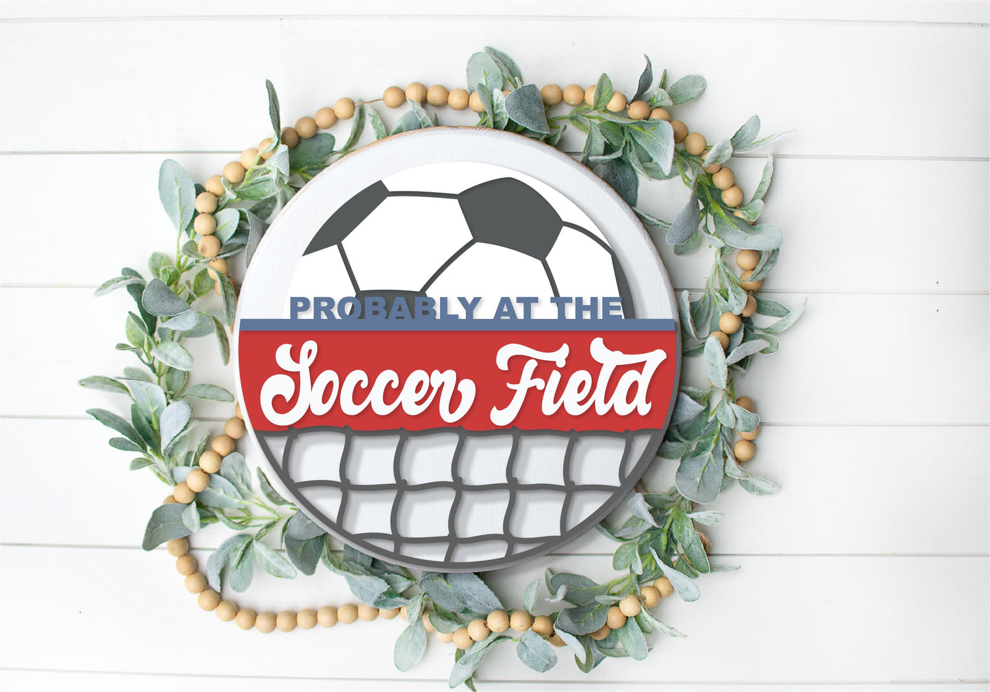 DIY At the Soccer Field Door Hanger