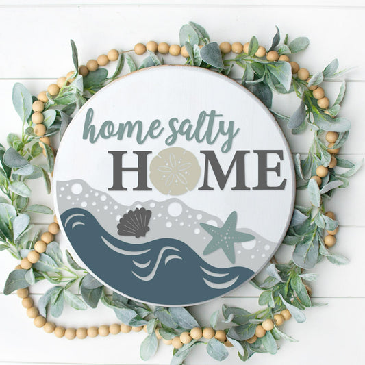 DIY Home Salty Home Door Hanger