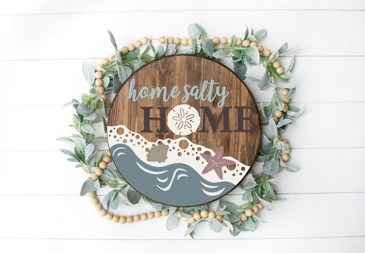 DIY Home Salty Home Door Hanger