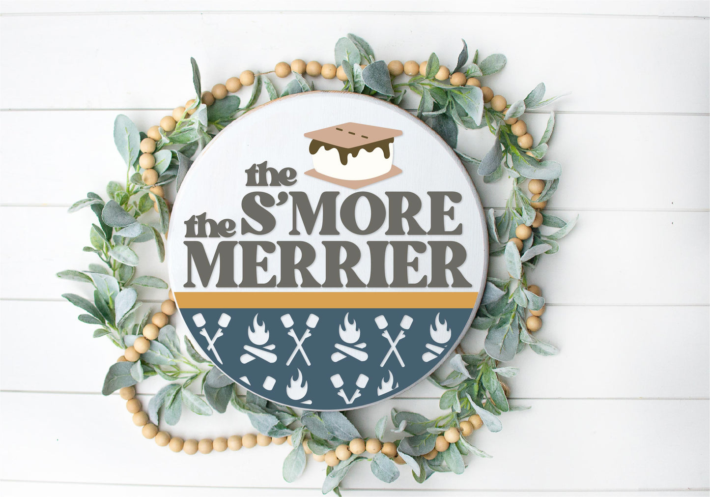 DIY Smore the Merrier Door Hanger