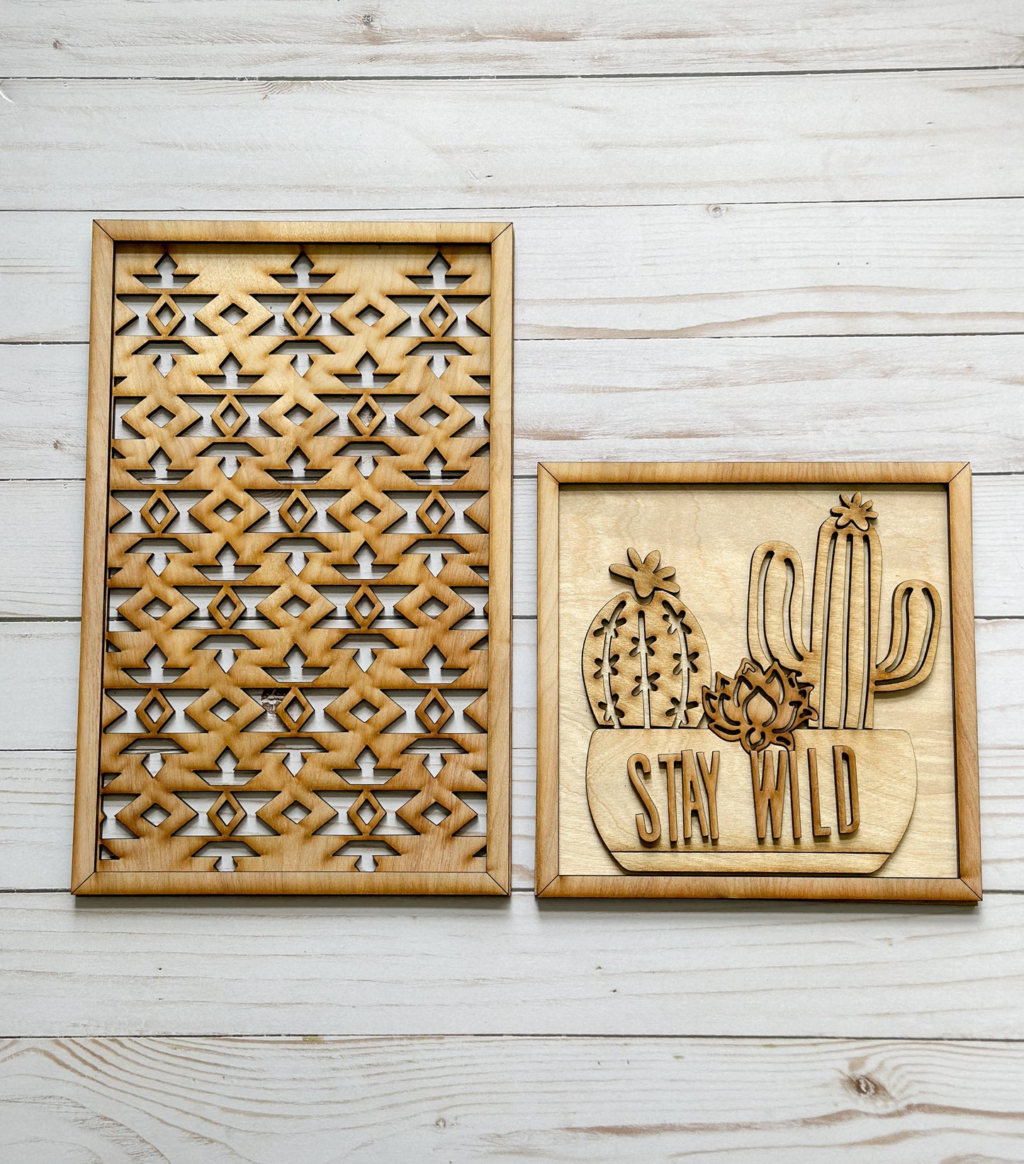 DIY Southwest Sign Duo