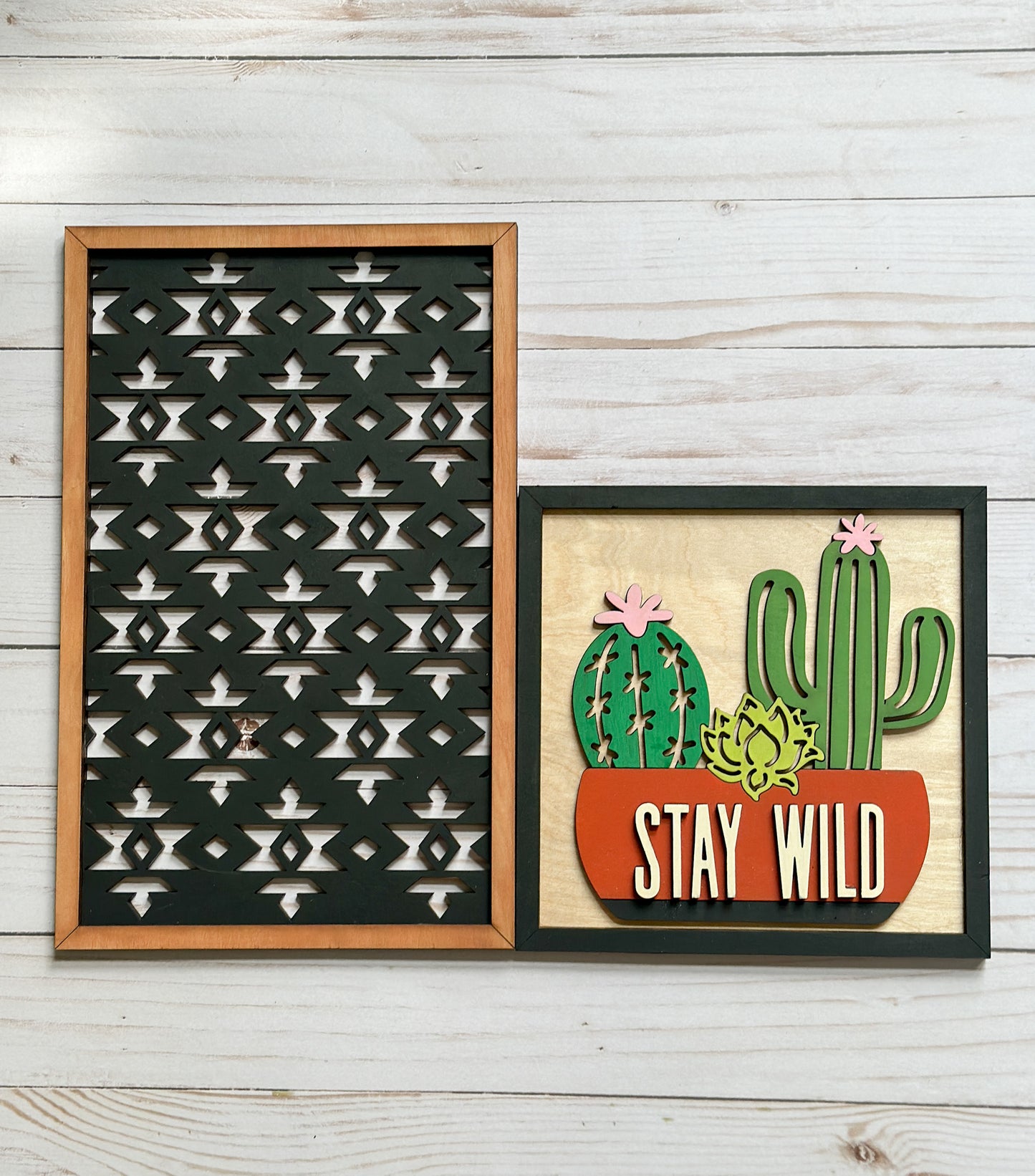 DIY Southwest Sign Duo