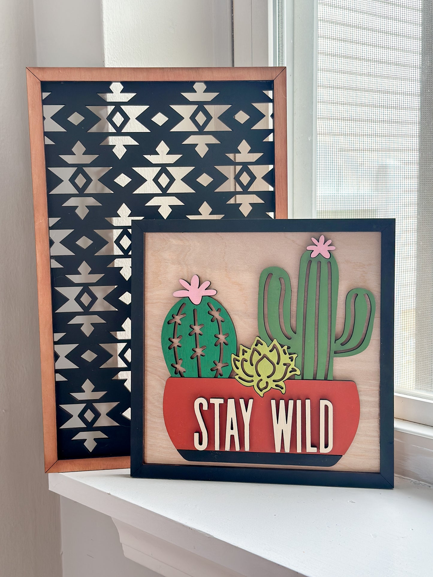 DIY Southwest Sign Duo