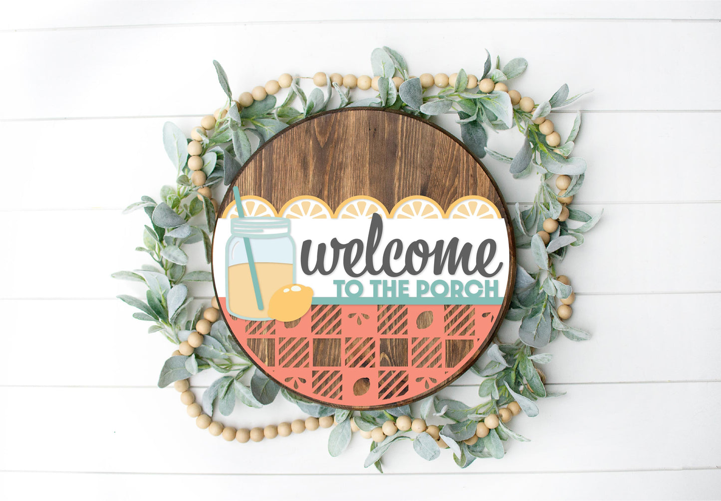 DIY Welcome to the Porch Door Hanger