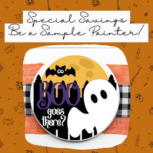 DIY Boo Goes There Door Hanger