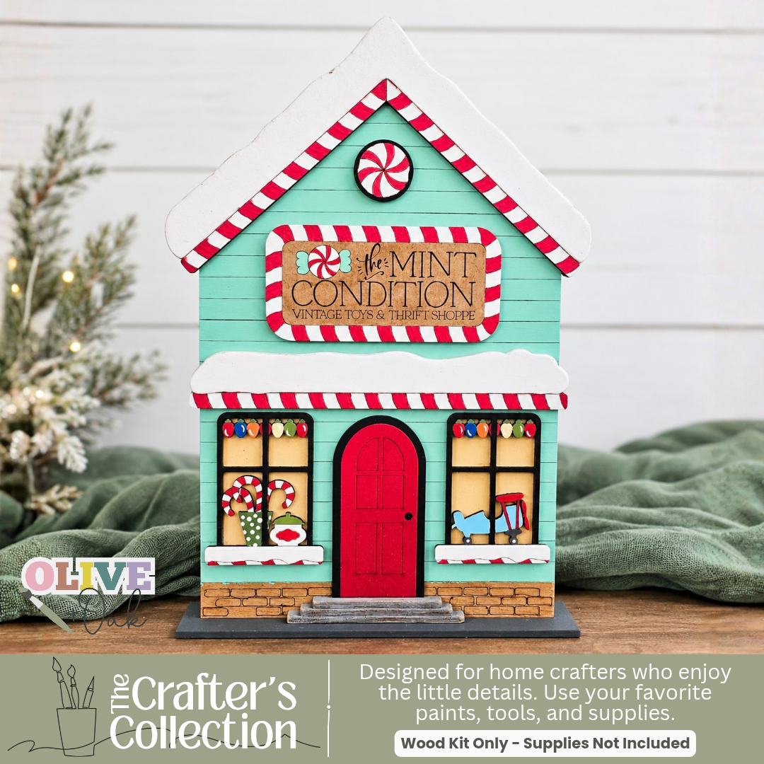 The Mint Condition Christmas Village Wood Kit