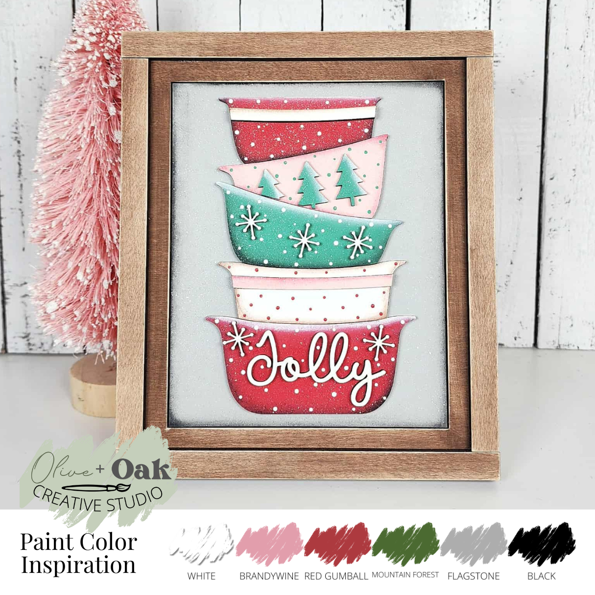 DIY Jolly Mixing Bowls Mini Sign *Insert ONLY*
