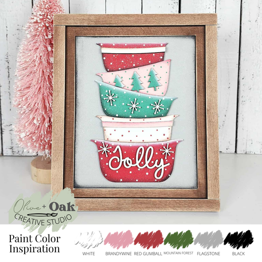 DIY Jolly Mixing Bowls Mini Sign *Insert ONLY*