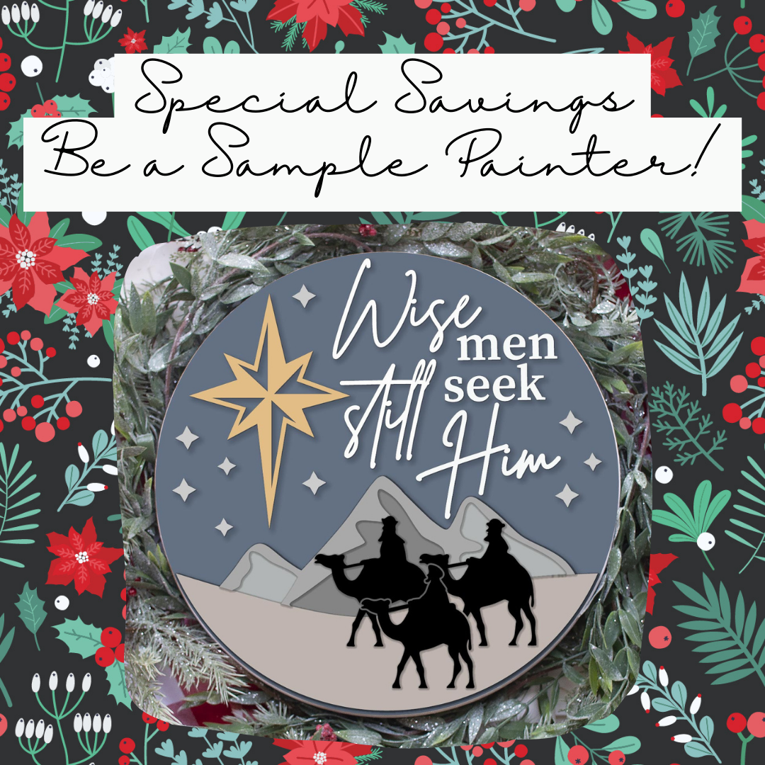 DIY Wise Men Still Seek Him Door Hanger
