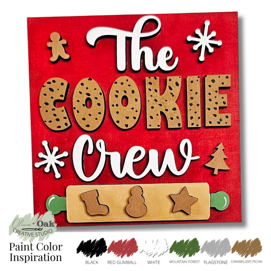 DIY Mini Christmas Baking Square Signs *Inserts ONLY*
