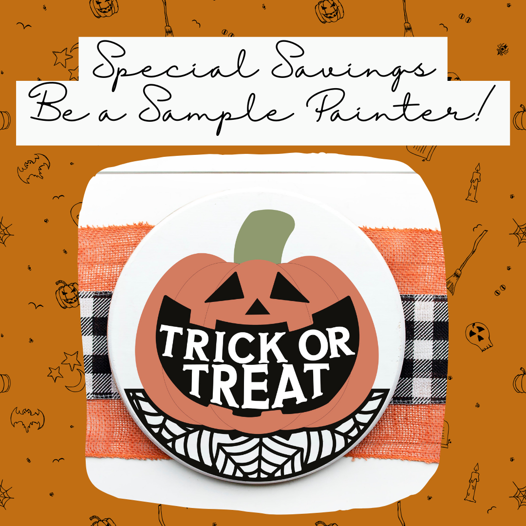 DIY Trick or Treat Jack Door Hanger