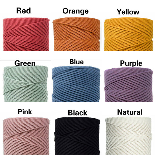 DIY Macrame Keychain Kit - Blue