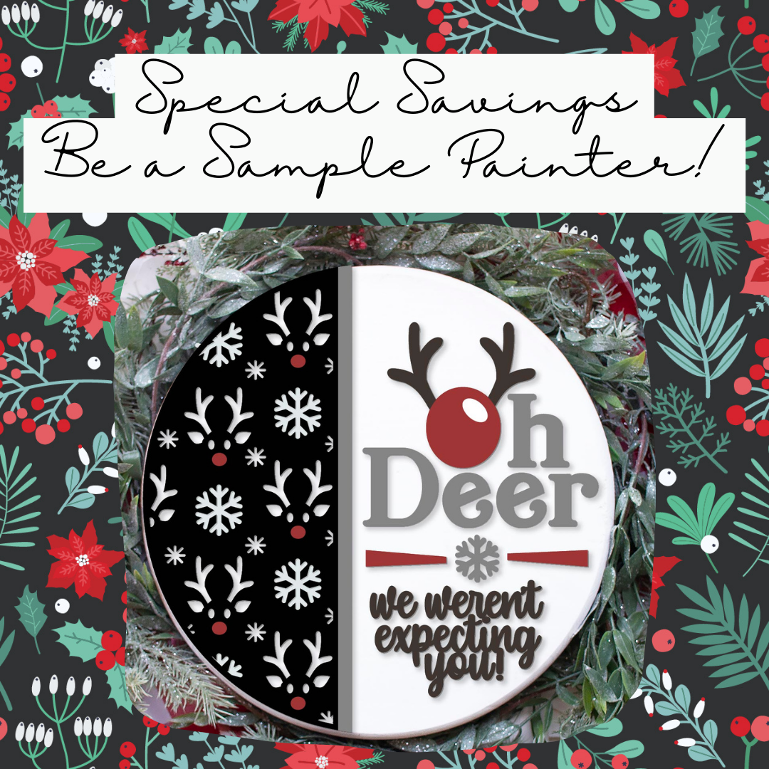 DIY Oh Deer Door Hanger