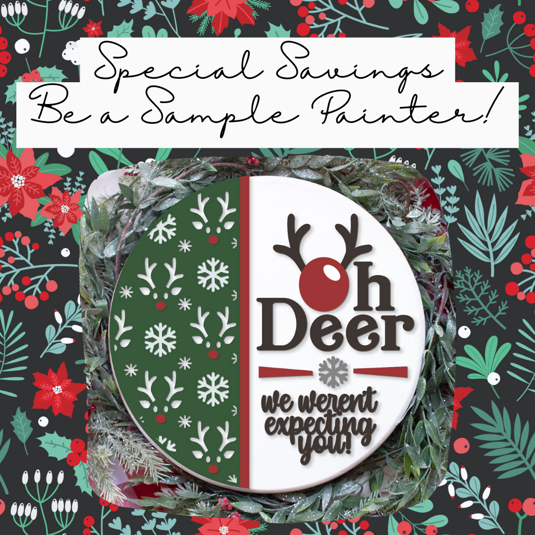 DIY Oh Deer Door Hanger