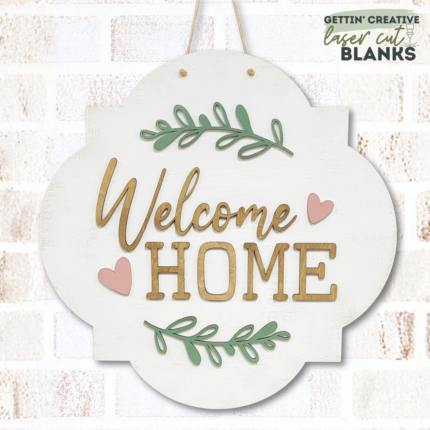Welcome Home Quatrefoil DH