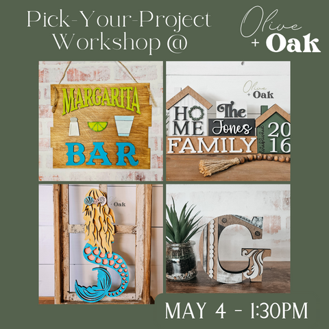 Pick-Your-Project Workshop - May 4th - 1:30pm