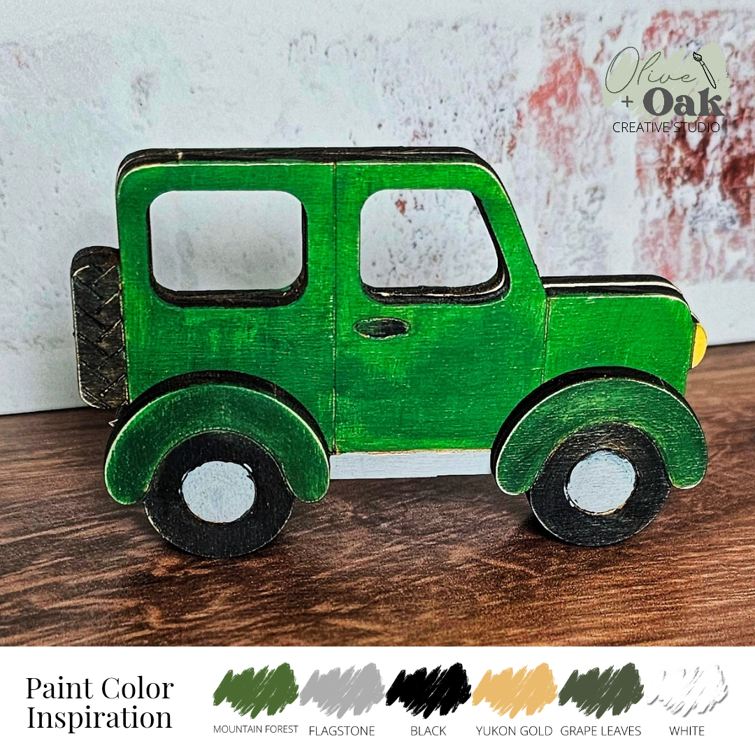 DIY Pop Out Car - 4 x 4