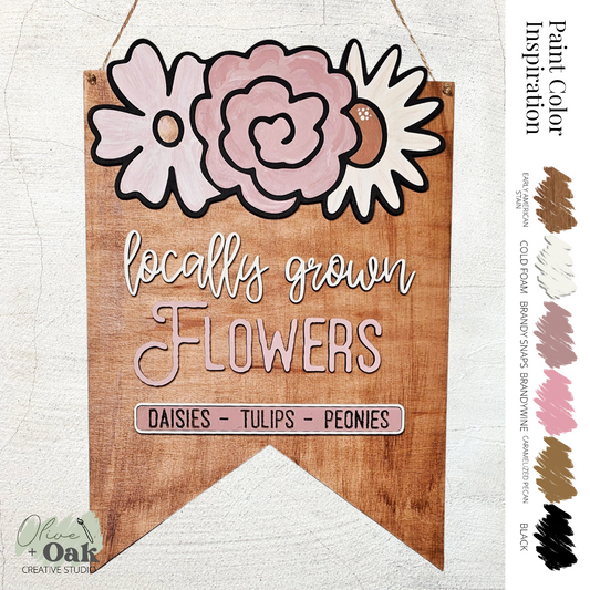 DIY Flower Market Wall Hanger