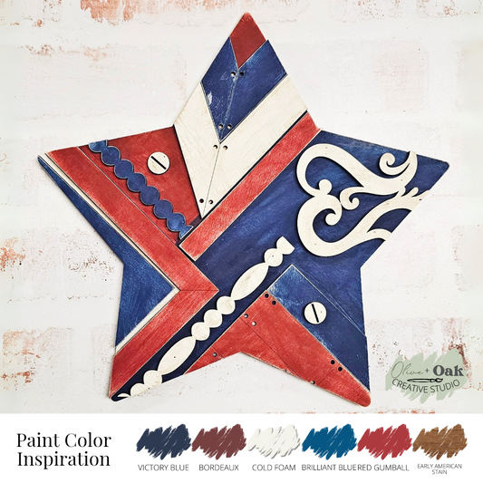 DIY Industrial Layered Star