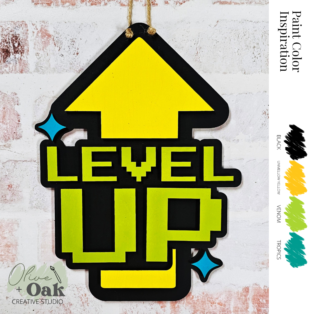 DIY Level Up Wall Hanger