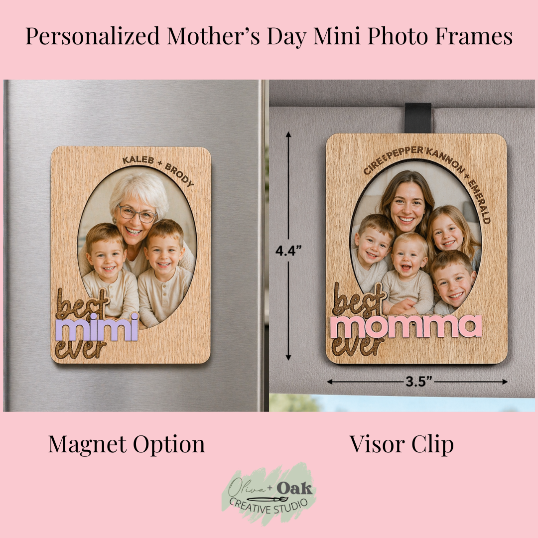 Personalized Mother's Day Mini Photo Frame
