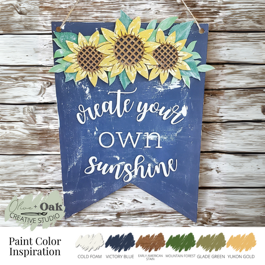 DIY Create Your Own Sunshine Wall Hanger
