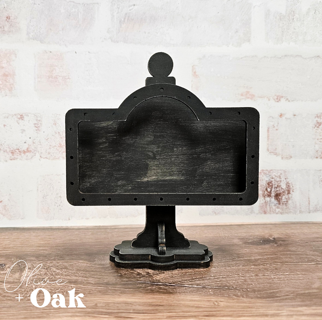 DIY Interchangeable Mini Stand Sign *Stand ONLY*