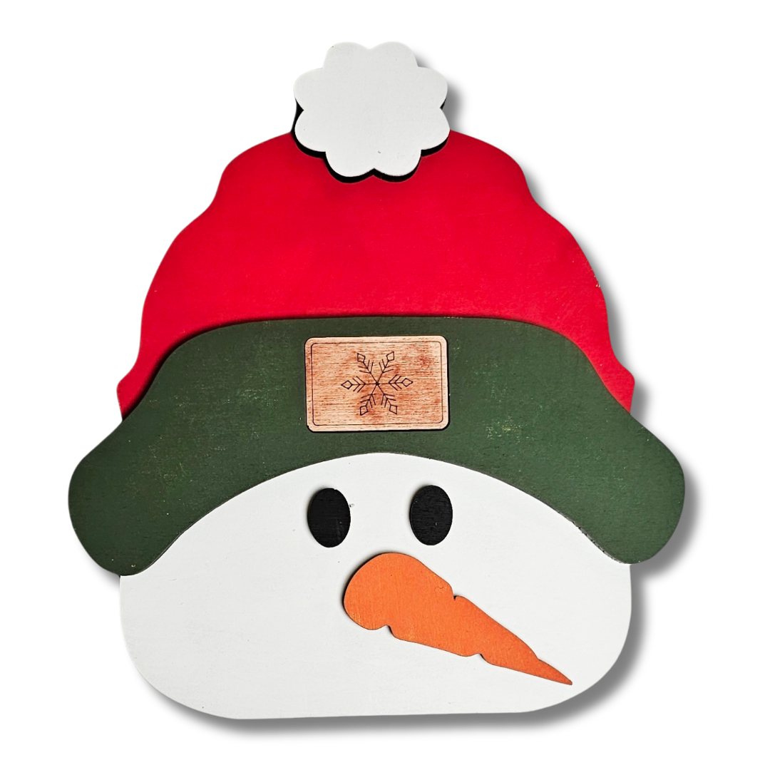 DIY Mini Snowman Shelf Sitter