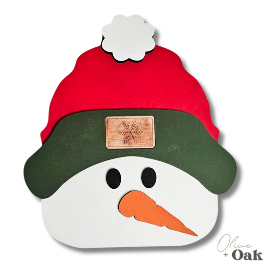 DIY Mini Snowman Shelf Sitter