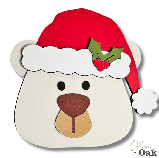 DIY Mini Polar Bear Shelf Sitter