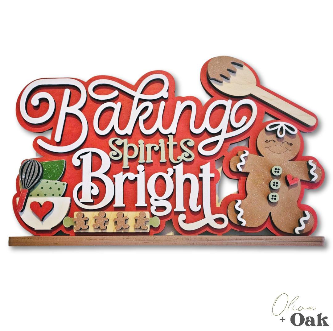 DIY Baking Spirits Bright Shelf Sitter