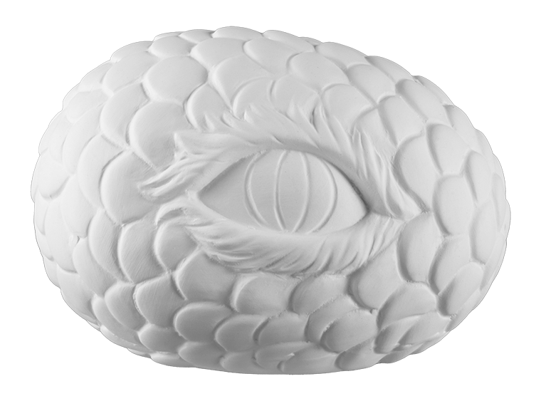 DIY Ceramic - Stoneware Feathertail Egg