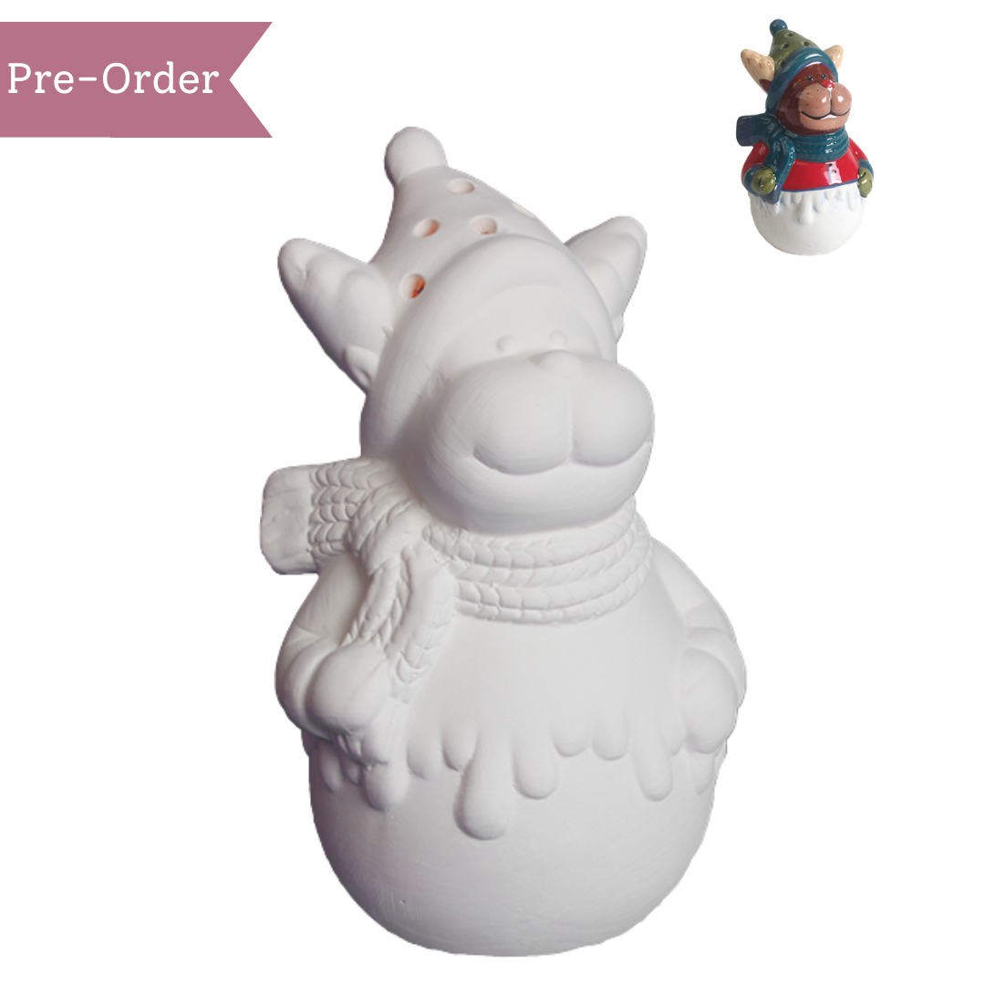 Ceramic Lighted Rudolph