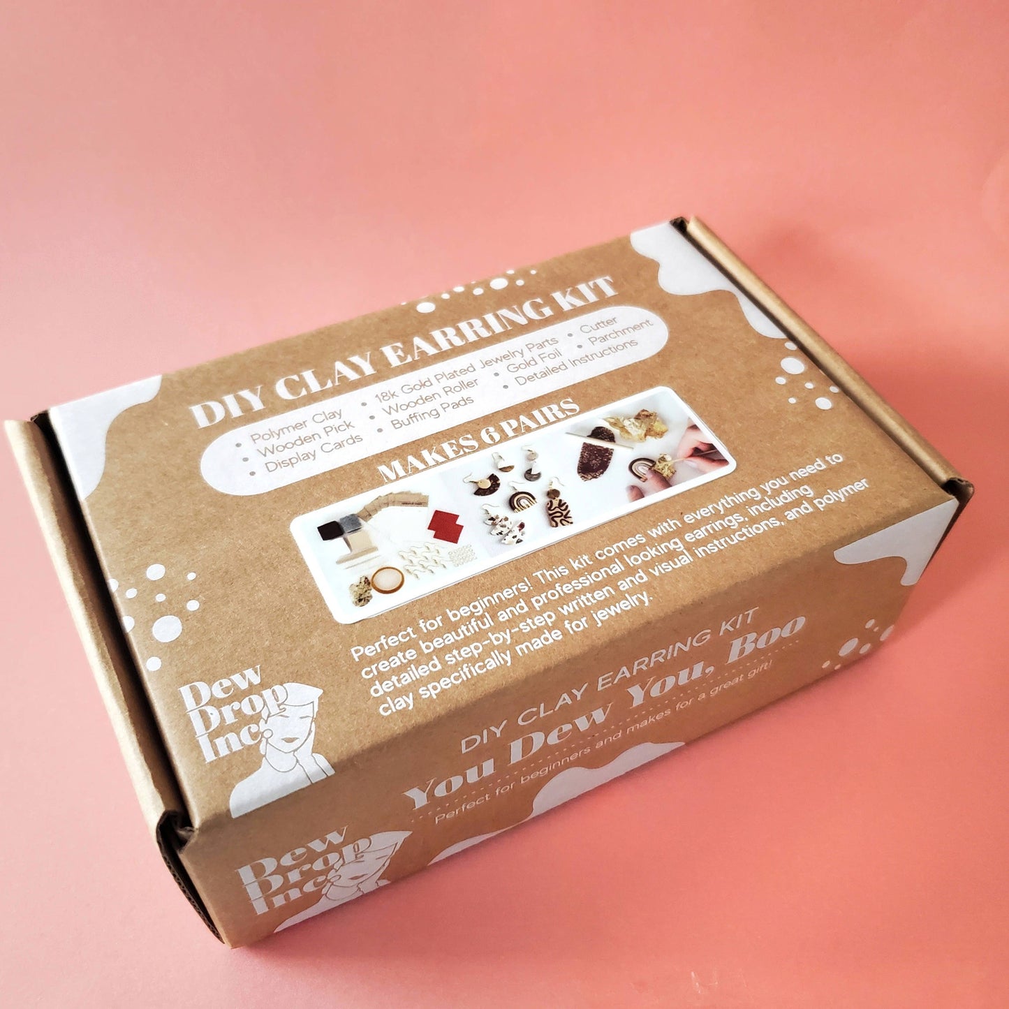 DIY Clay Earring Kit - Neutral