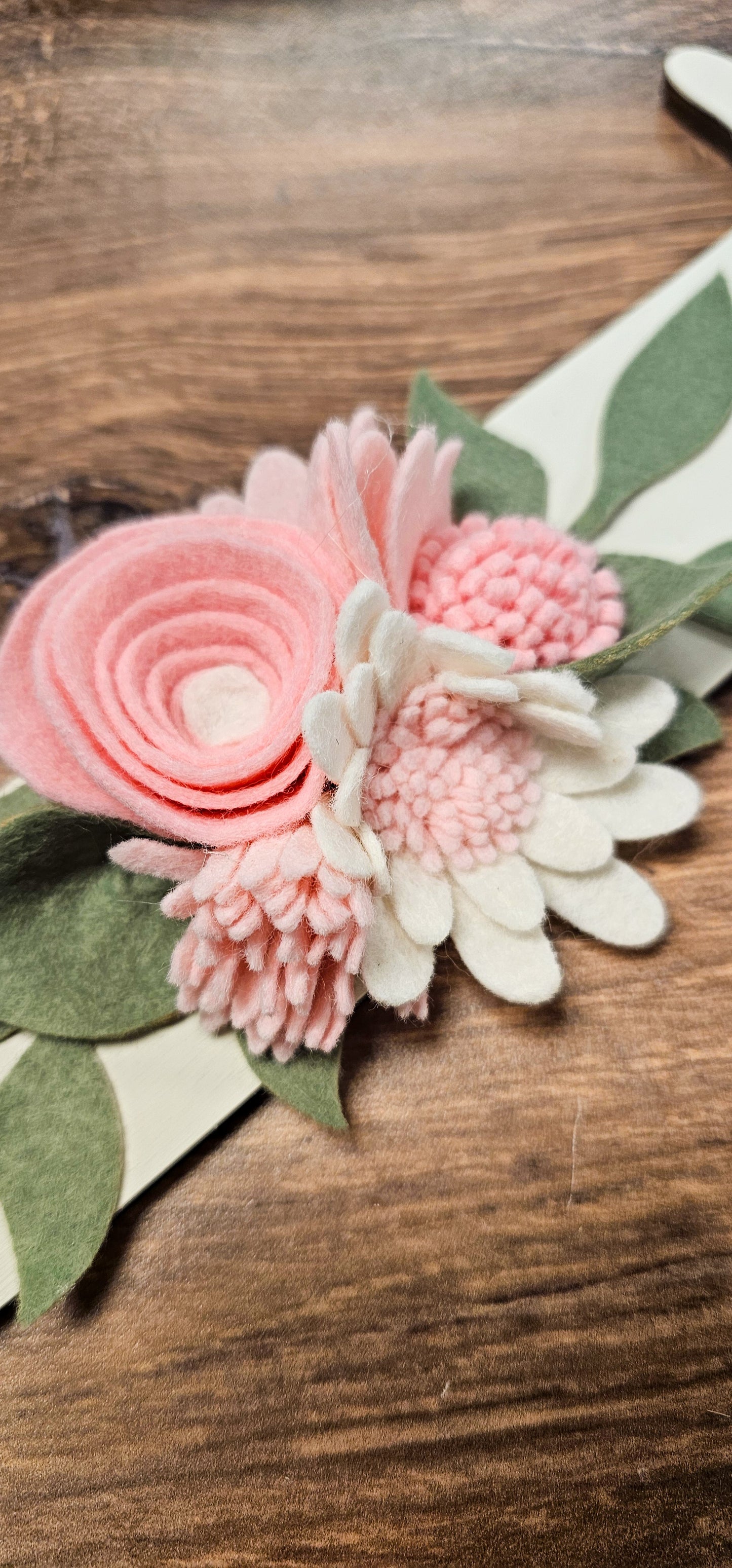 DIY Blushing Blooms Felt Flowers Embellishment Kit