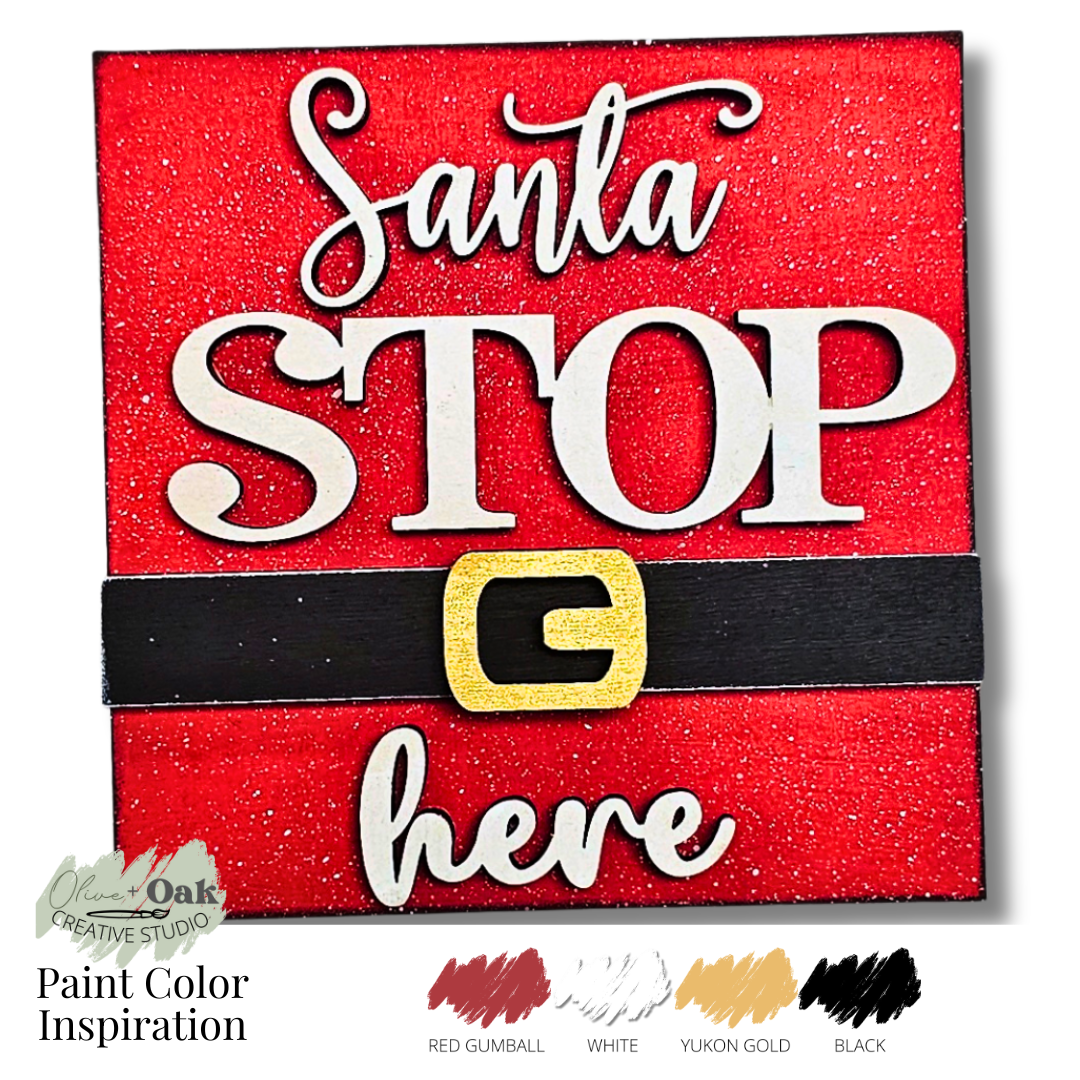 DIY Mini Classic Christmas Square Signs *Inserts ONLY*