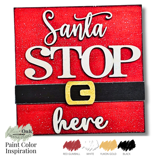 DIY Mini Classic Christmas Square Signs *Inserts ONLY*